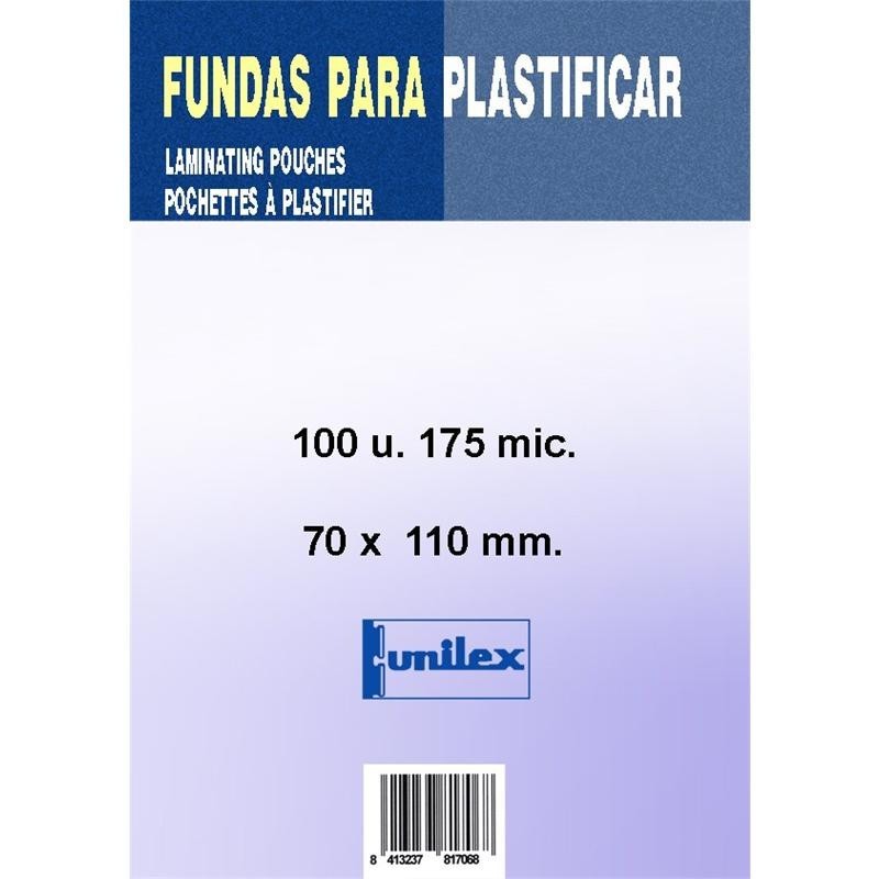 FUNDA PLASTIFICAR 70x110 175 MICRES (100u)